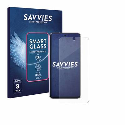 Savvies Smart Glass 3x Flexible Panzer Schutz Glas Folie für Samsung Galaxy S21 FE 5G-0