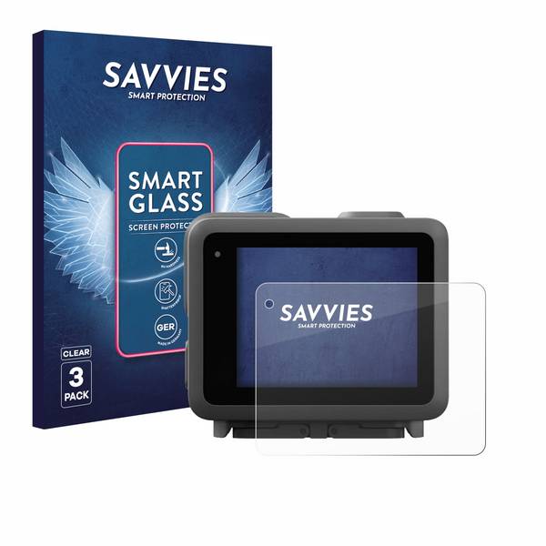 Savvies Smart Glass 3x Flexible Panzer Schutz Glas Folie für GoPro Lit Hero