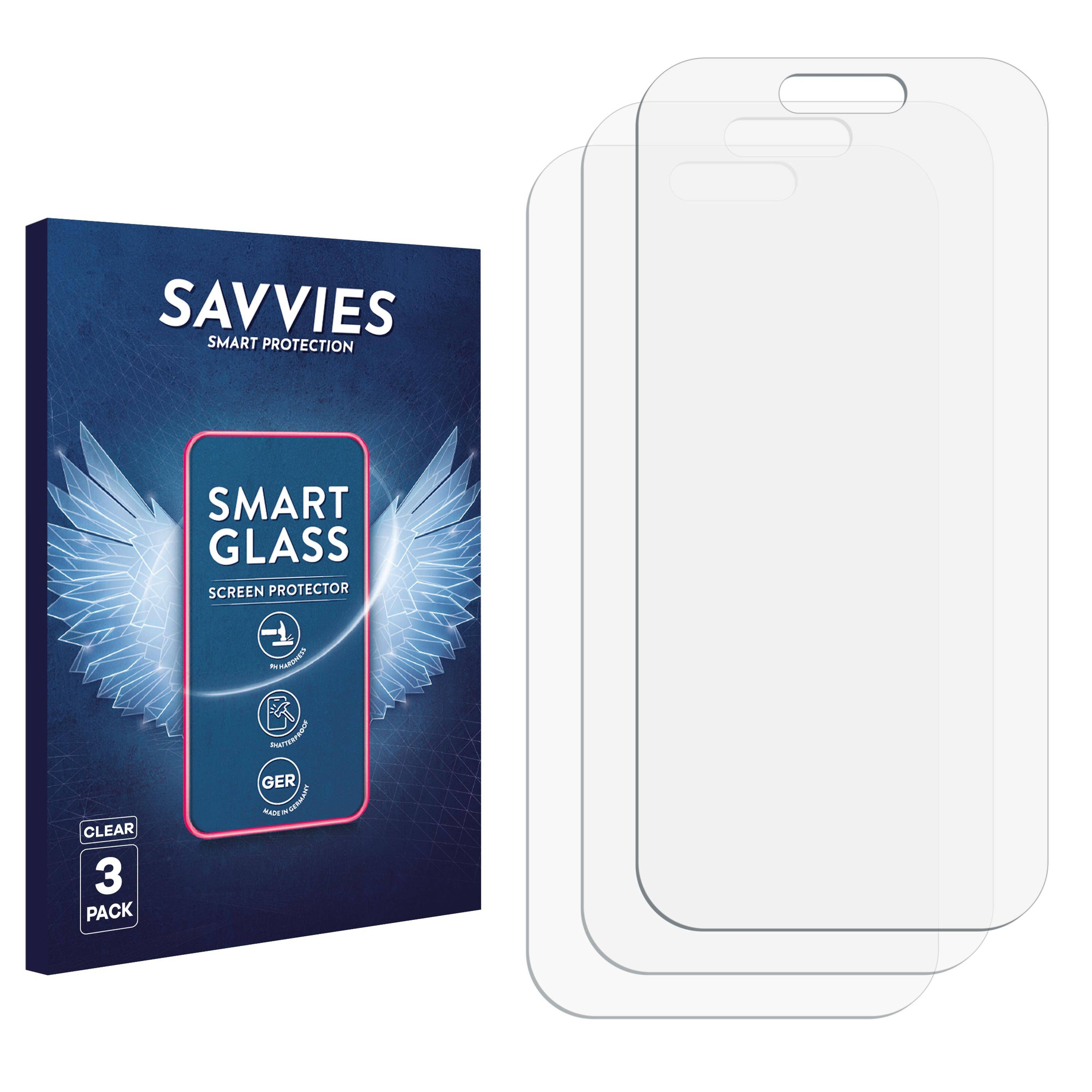Savvies Smart Glass 3x Flexible Panzer Schutz Glas Folie für Apple iPhone 17 Pro-4