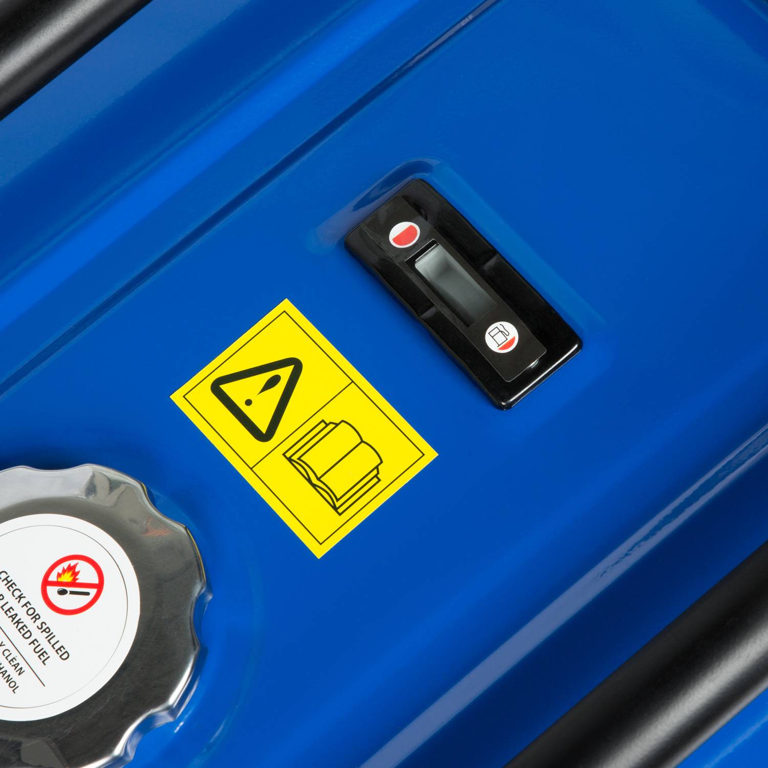 EBERTH 5500 Watt Notstromaggregat Stromerzeuger Fahrwerk E-Start 13 PS Benzin 4-Takt 3-Phasen 1x400V 3x230V 1x12V AVR-4