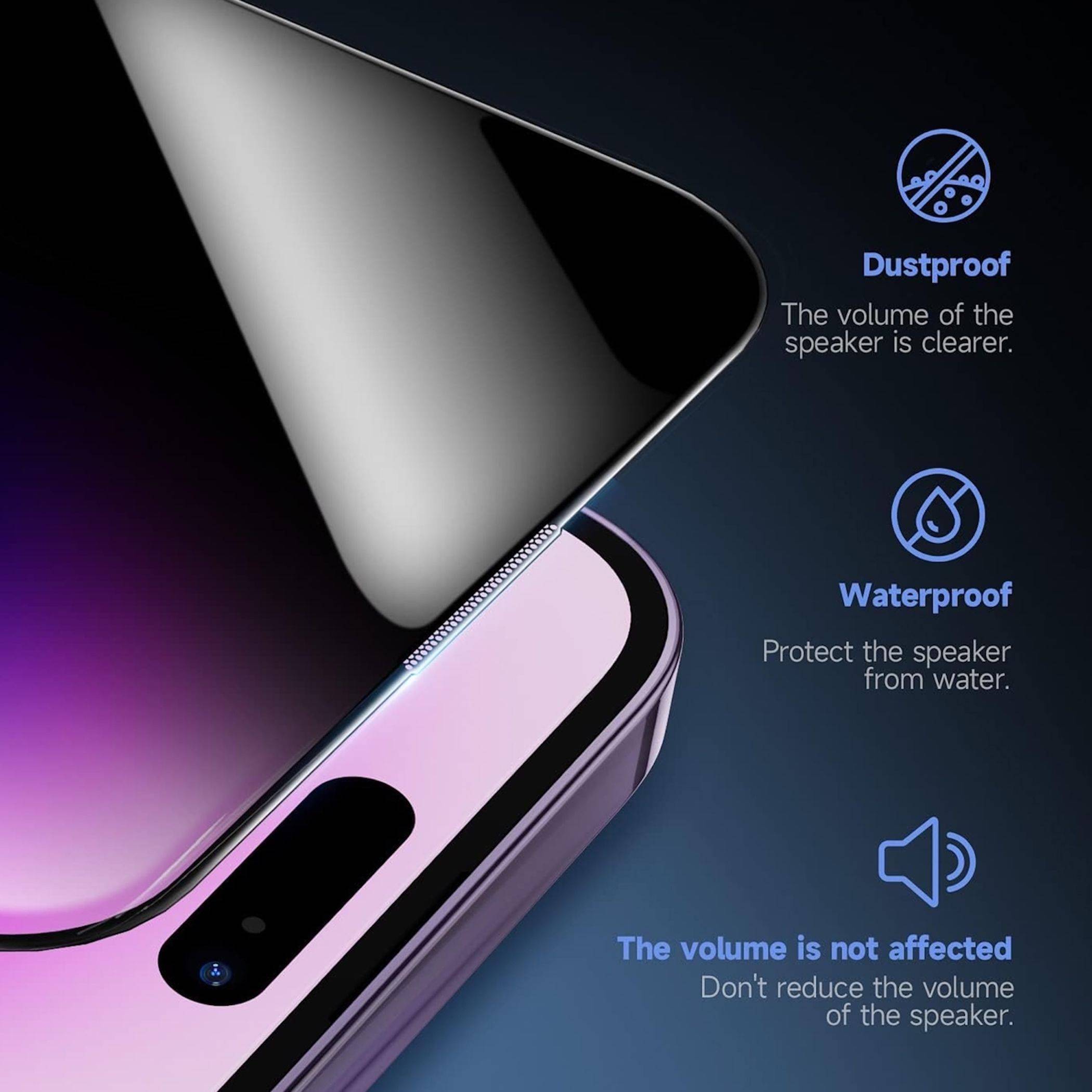 SnapFit Privacy Schutzglas für Apple iPhone 17 Air Installationshilfe Premium H9-2