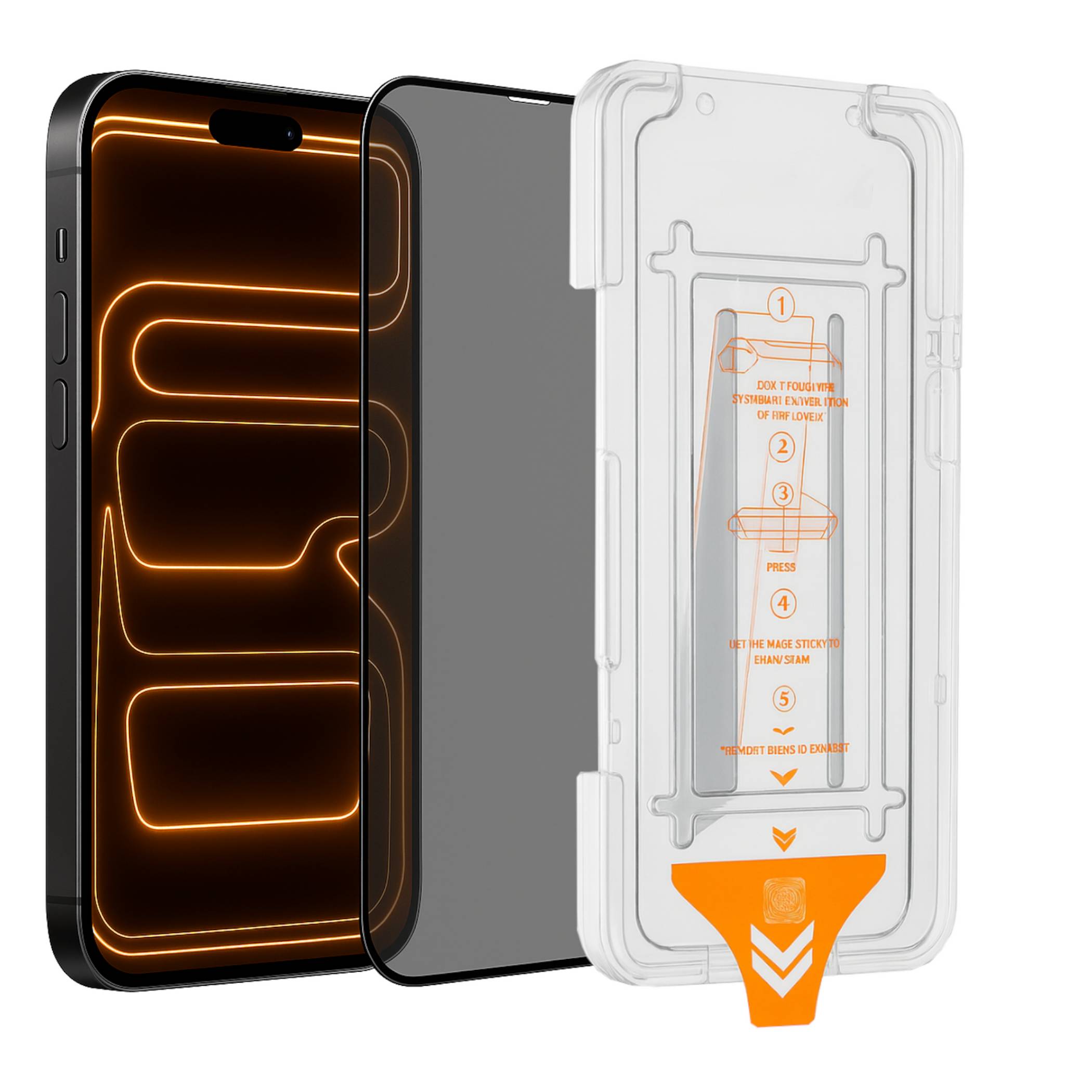 SnapFit Privacy Schutzglas für Apple iPhone 17 Air Installationshilfe Premium H9-0