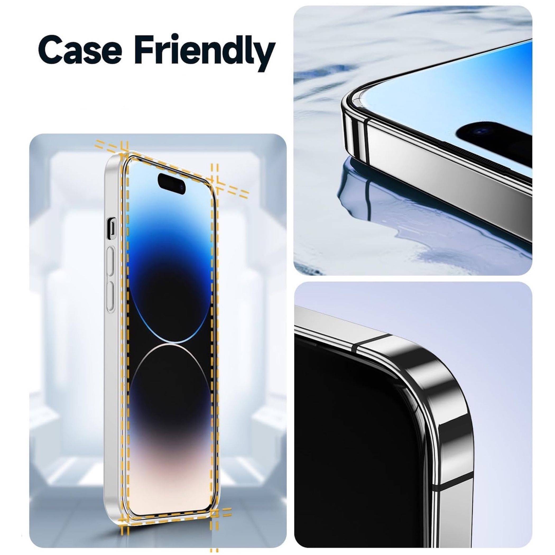 SnapFit Privacy Schutzglas für Apple iPhone 17 Air Installationshilfe Premium H9-3