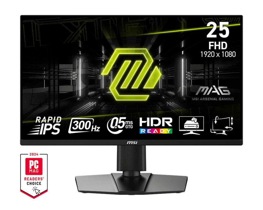 MSI LCD Monitor MAG 255PXF 24.5 Inch Gaming Matte IPS Panel 1920x1080 16/9 300Hz 0.5 Ms-0
