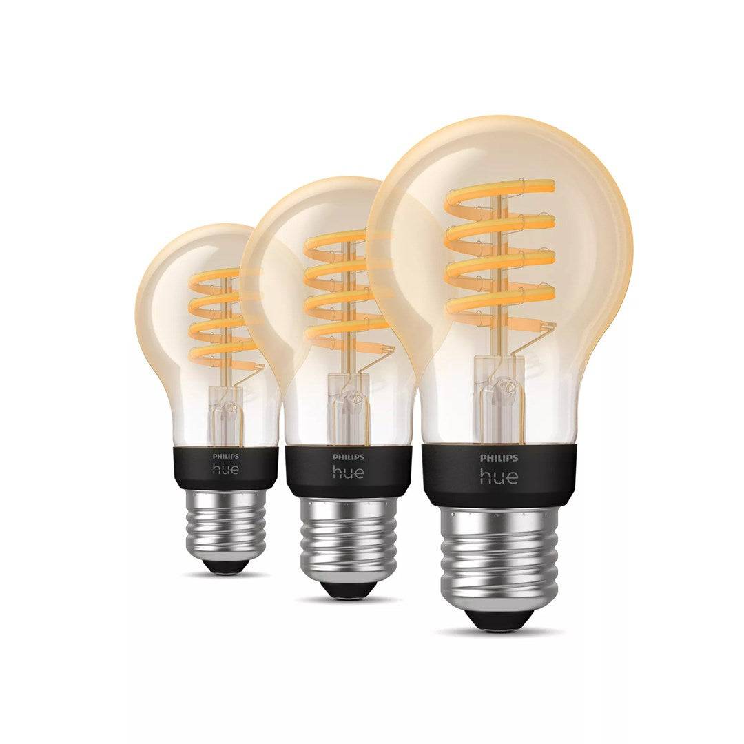 PHILIPS - Hue White Ambiance E27 Filament 3erPack-1