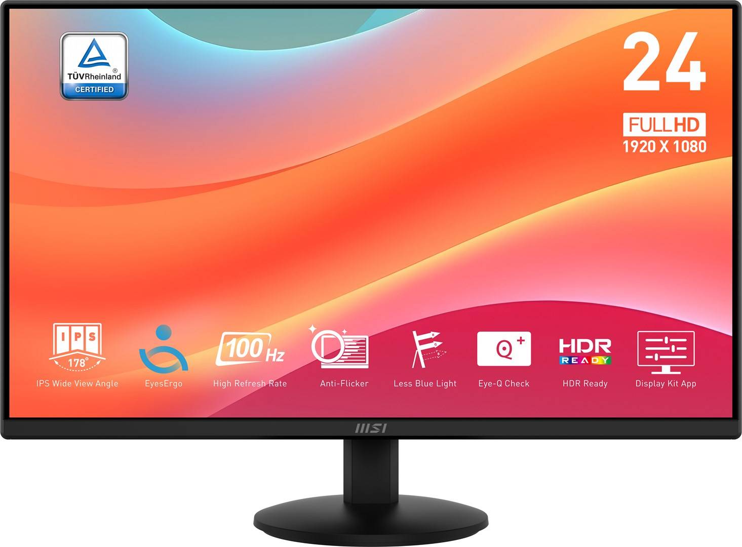 MSI Pro MP242L| 23.8" Full HD IPS Monitor| - Flachbildschirm (TFT/LCD) - 60,5-1