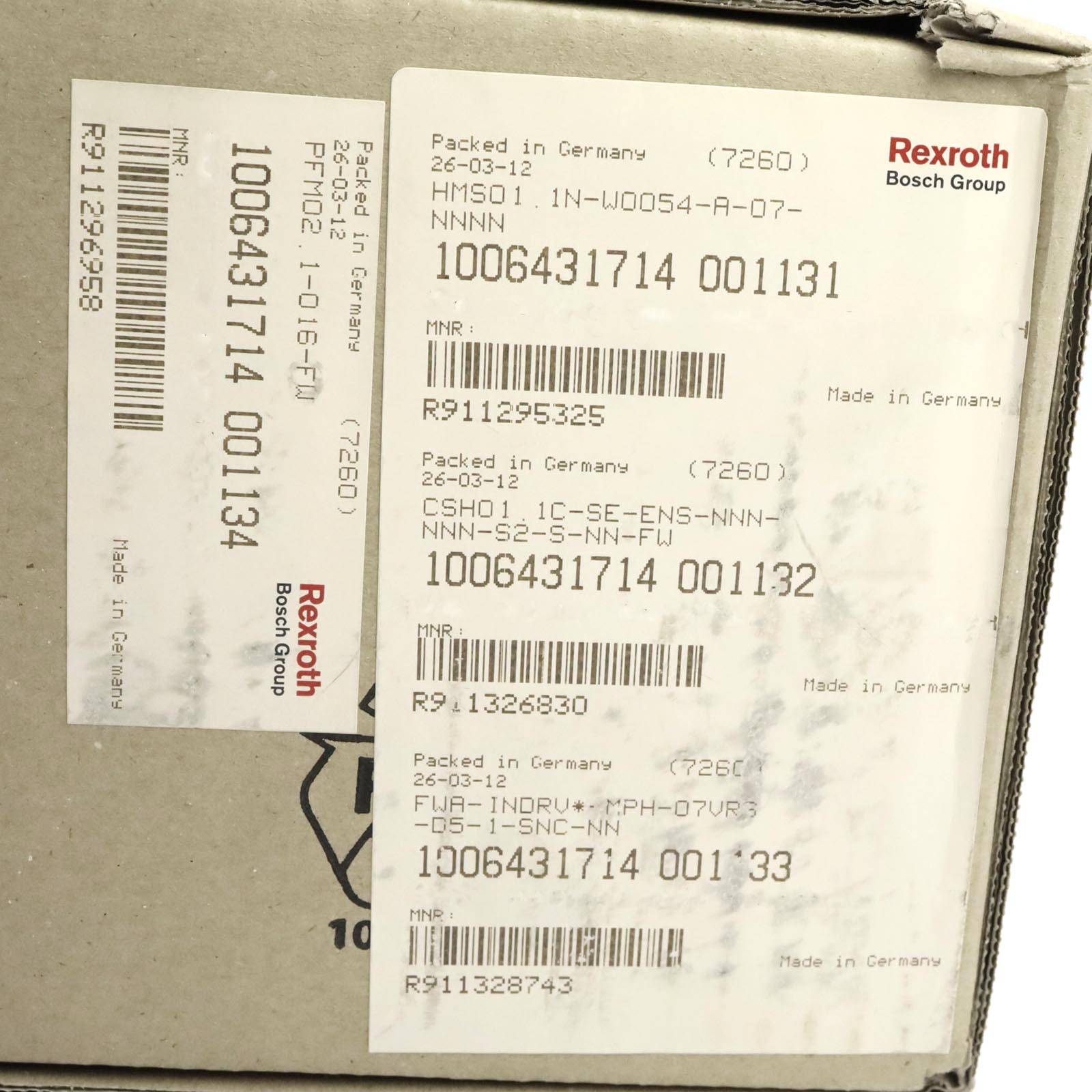 Rexroth Einzelachswechselrichter HMS01.1N-W0054-A-07-NNNN R911295325 SIE-1