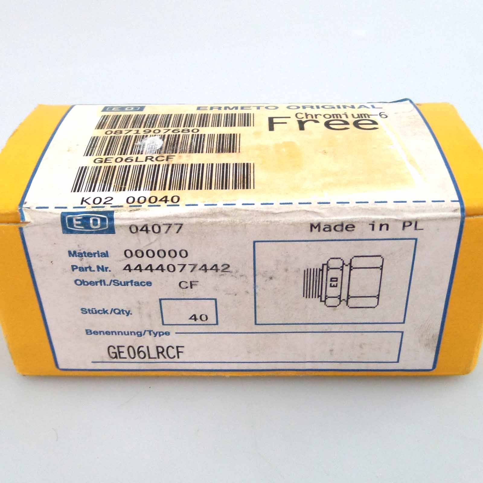 Parker Einschraubstutzen GE06LR (40Stk.) SIE-1
