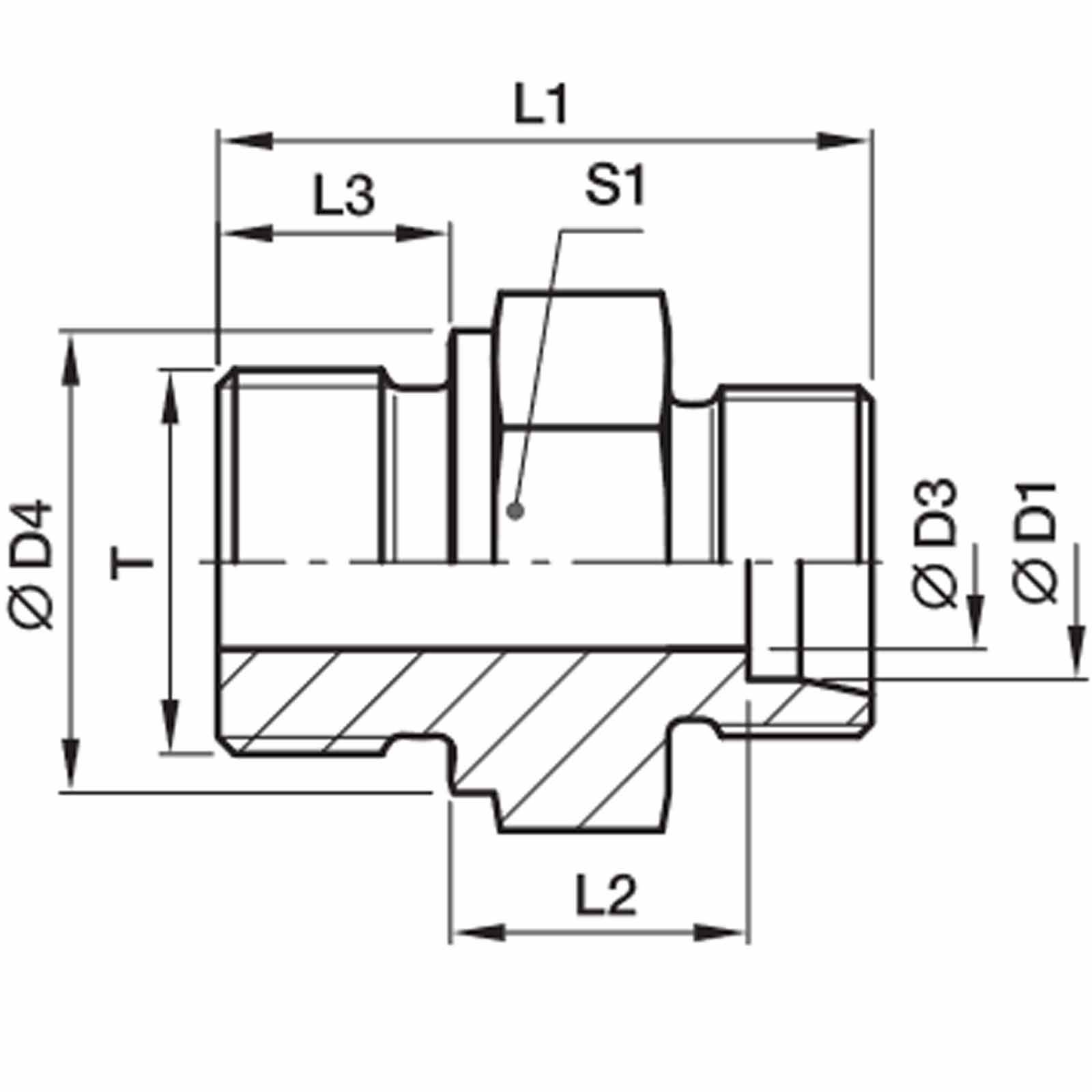 Parker Einschraubverschraubung GE15LRMS (10Stk.) SIE-2
