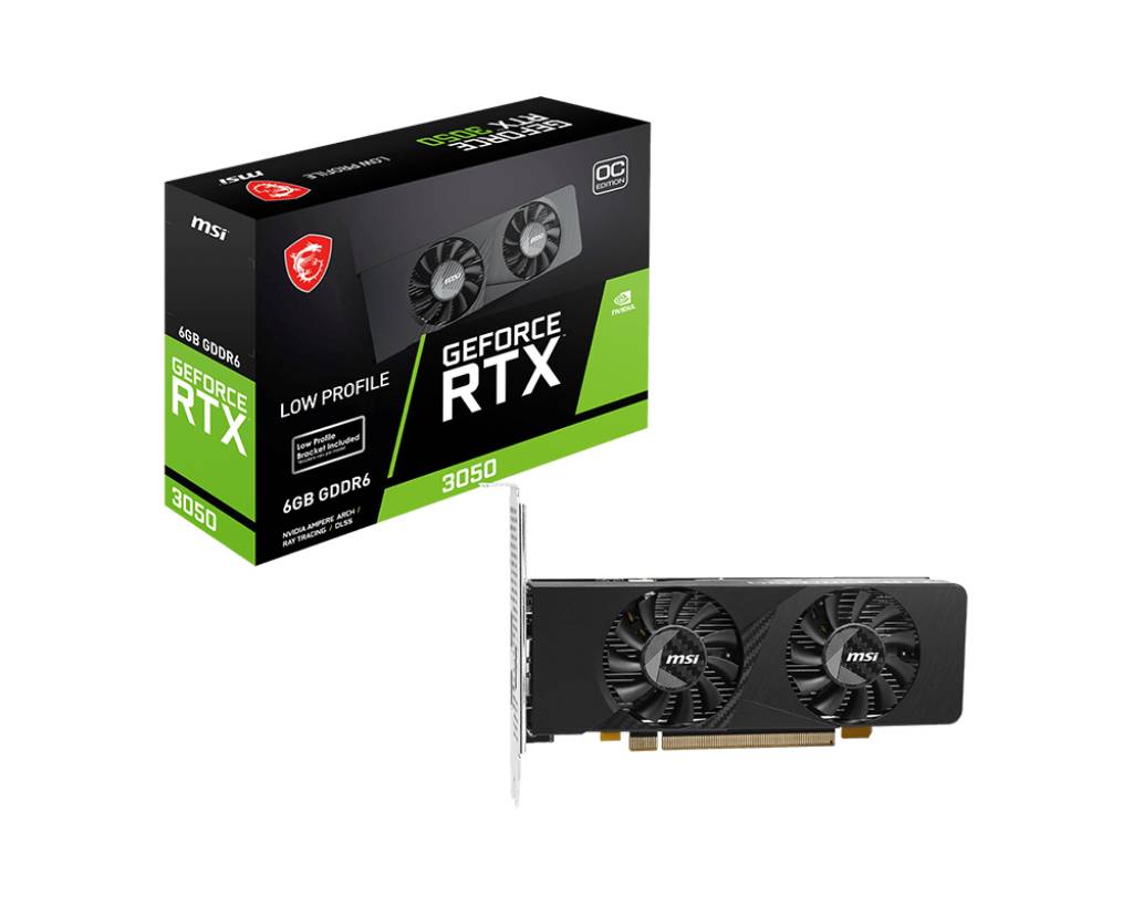MSI GEFORCE RTX 3050 LP E 6G OC Grafikkarte NVIDIA 6 GB GDDR6-0