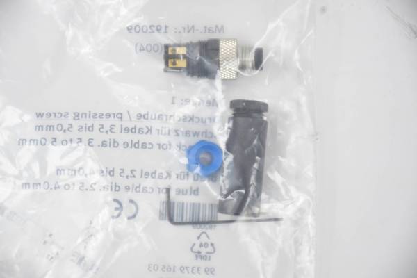 FESTO SEA-3GS-M8-S Plug, P/n: 192009