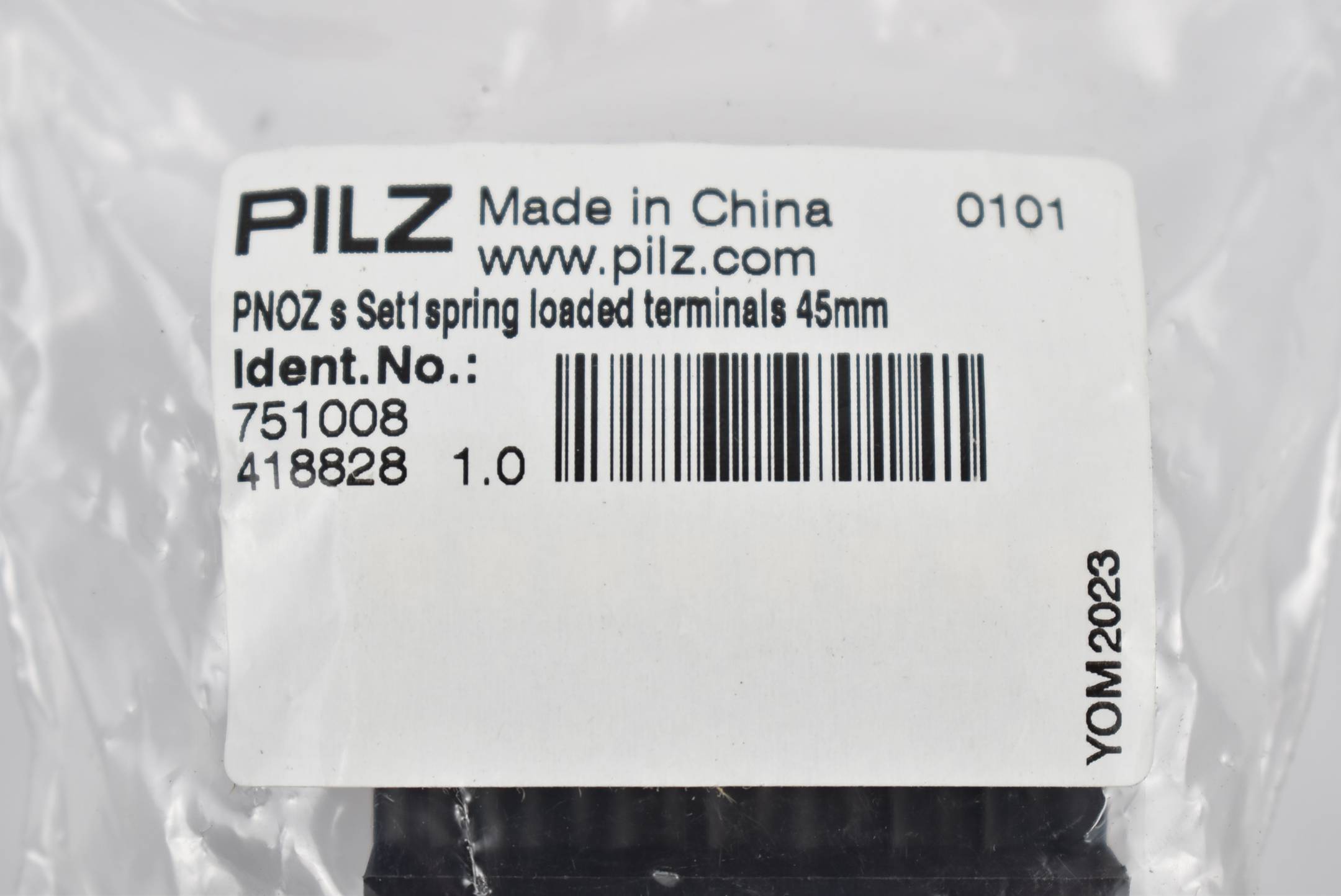 Pilz Federkraftklemmen PNOZ s 751008-2