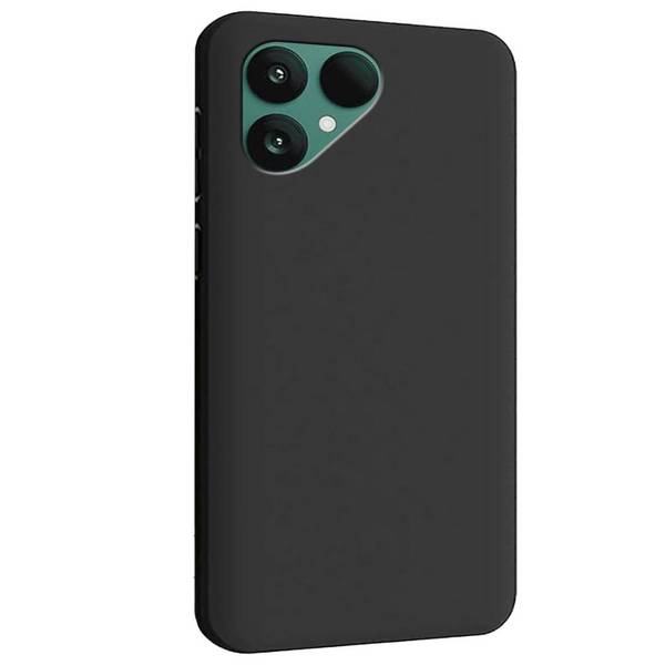 Silikon TPU Hülle für Fairphone 6 Schutz Handy Cover Flexibel Dünn Schwarz