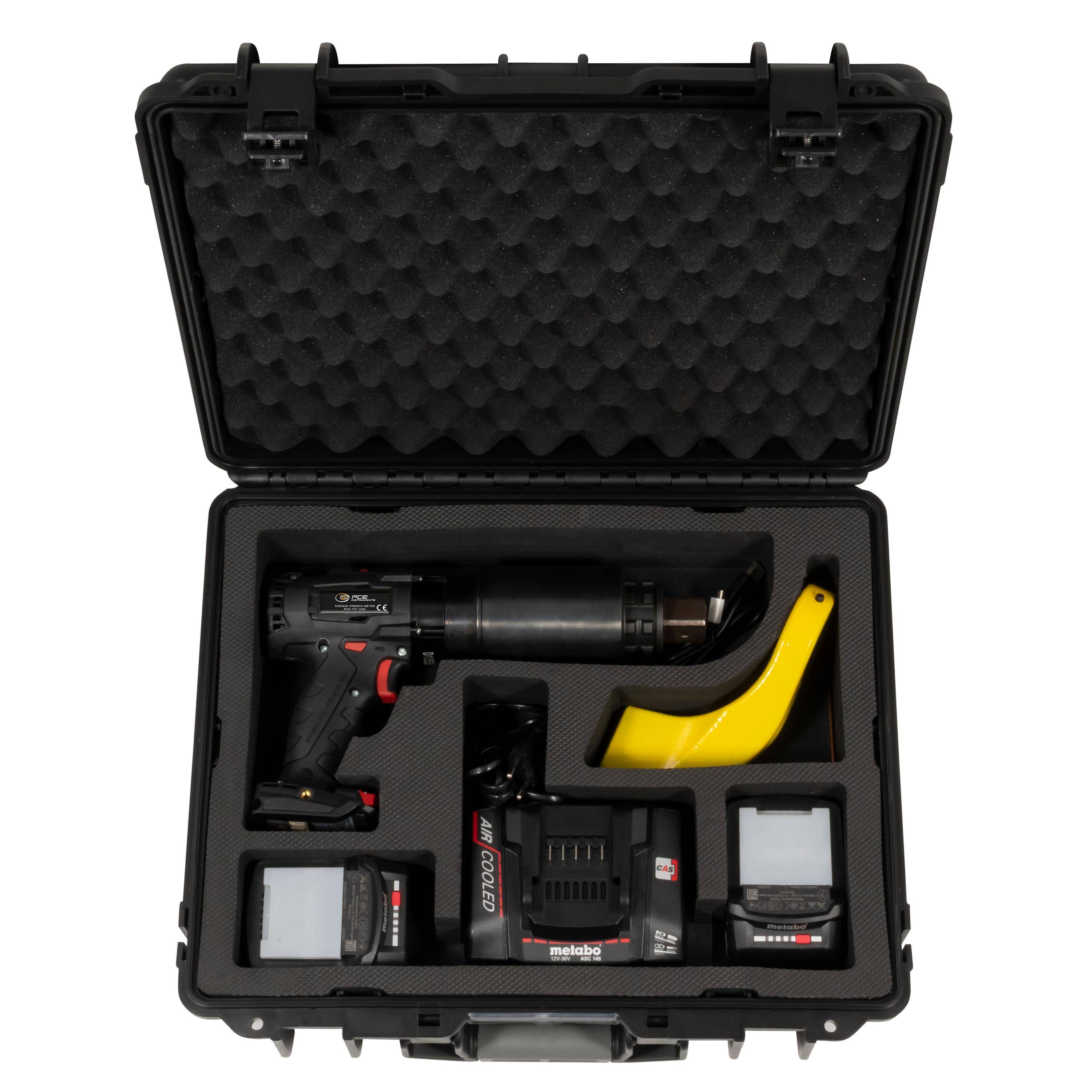 PCE Instruments Akku-Drehmomentschrauber PCE-TWT 2000 |18 V |300 .. 2000 Nm |Metabo Akku |PC-Software |3 Betriebsmodi-6