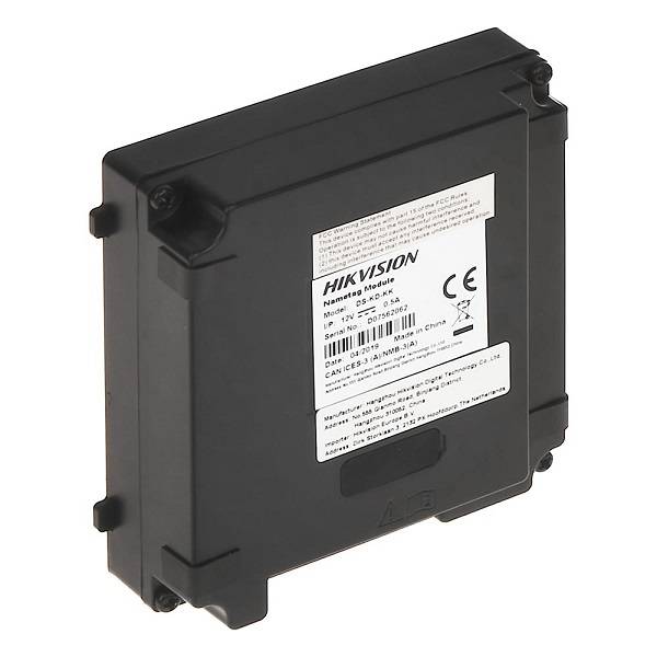 Hikvision DS-KD-KK Ruftastenmodul – Robustes Türgong-Tastenfeld für modulare Gegensprechanlagen-1