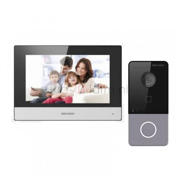Hikvision IP Video-Türsprechanlagen-Kit – Komplettes Smart-Türsystem mit Monitor-0
