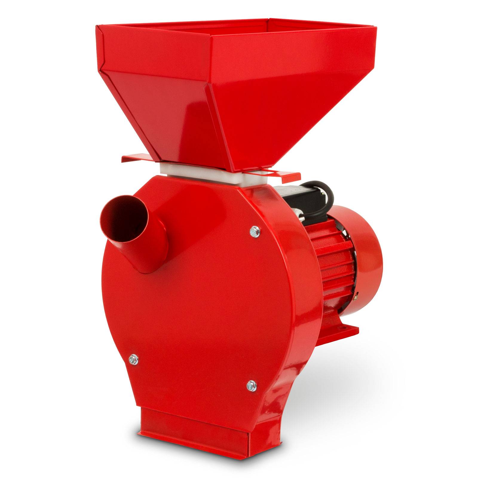 EBERTH Getreidemühle elektrisch 1100W, Schrotmühle 240 kg/h mit Edelstahlklinge, 4 Siebe-0