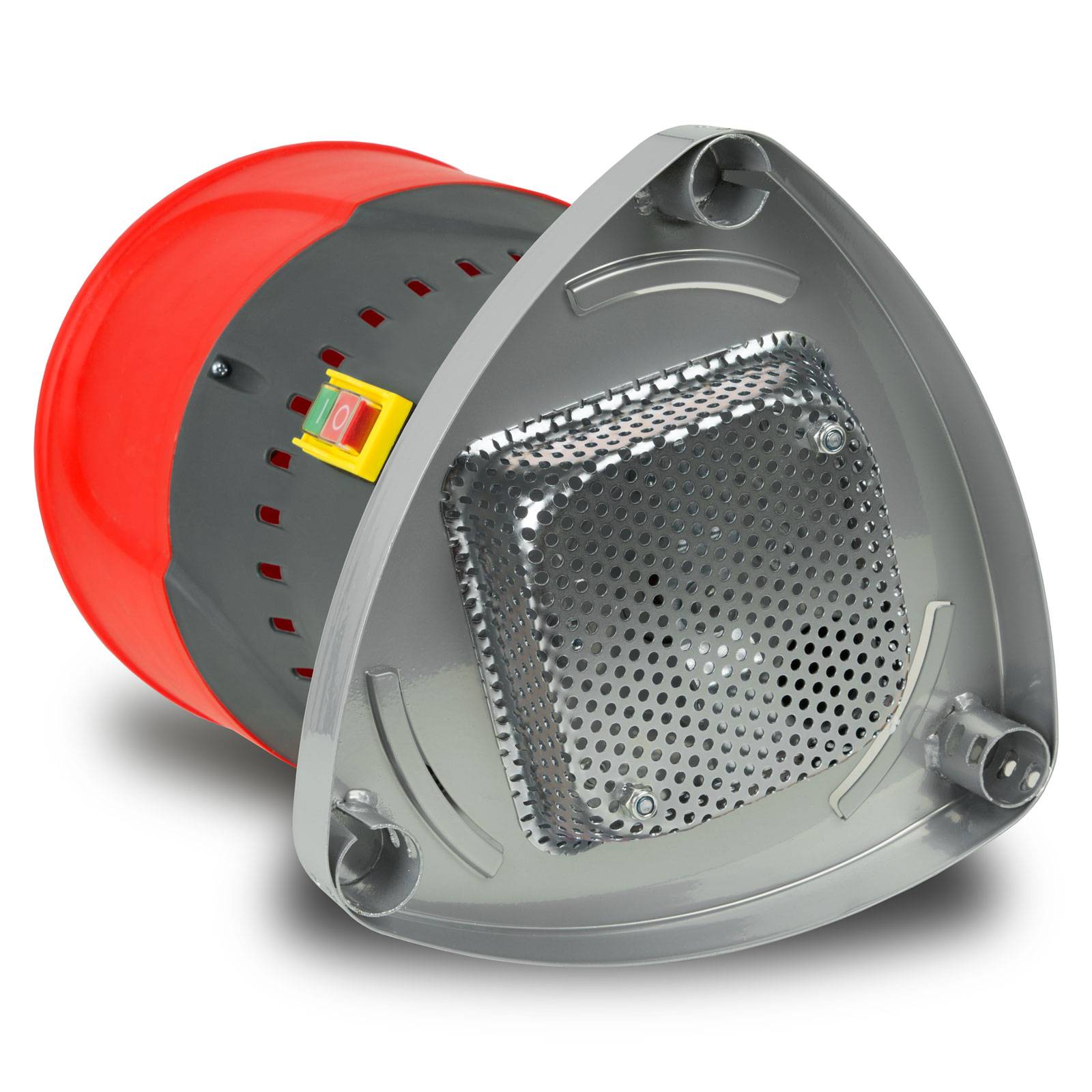 EBERTH Getreidemühle elektrisch 1300W, Schrotmühle 400kg/h mit Edelstahlklinge, Standfuß, 5 Siebe-1