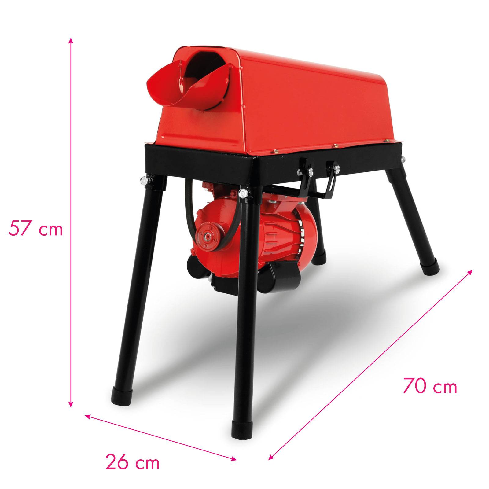 EBERTH Maisentkörner elektrisch 550W, 180 kg/h, mit Untergestell, automatischer Maisrebler Maschine-2