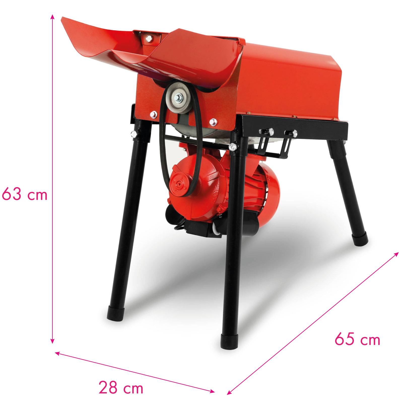 EBERTH Maisentkörner elektrisch 750W, 240 kg/h, automatischer Maisrebler mit Untergestell-2