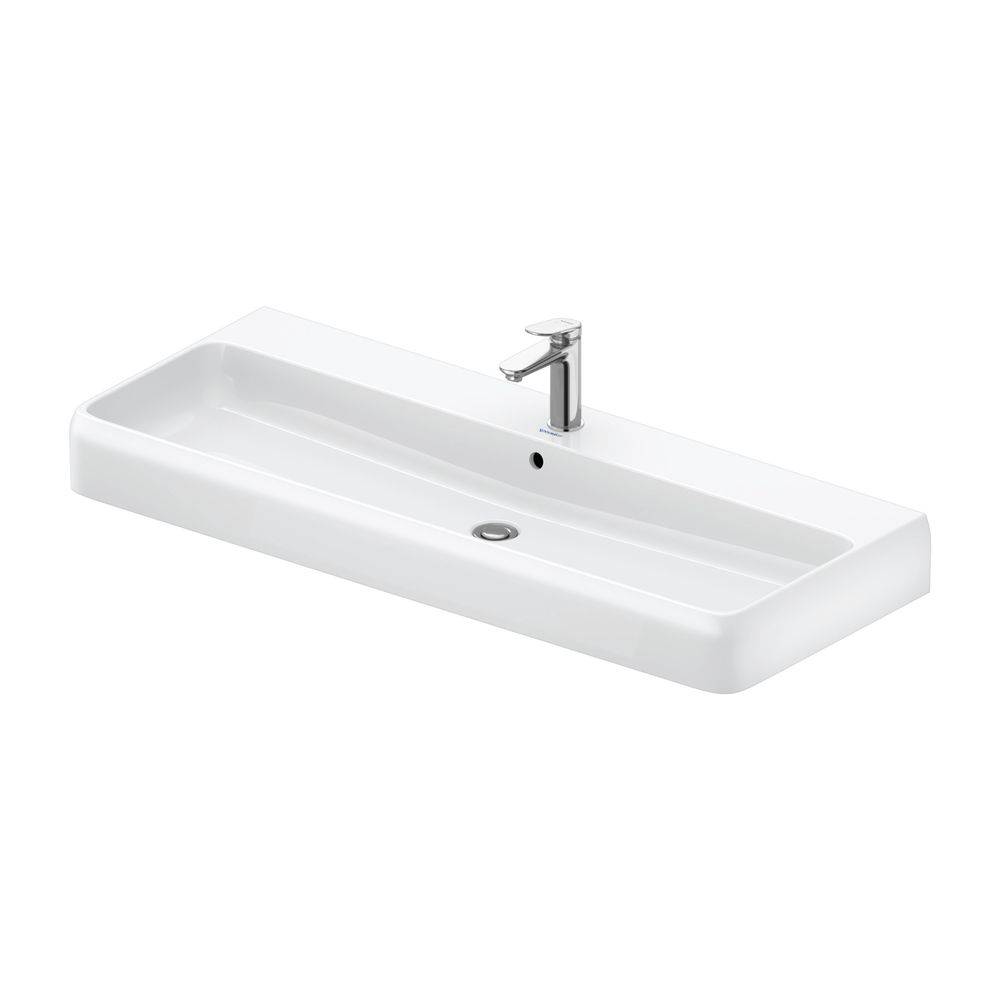 Duravit Aufsatzwaschtisch QATEGO 1200x470mm geschli m ÜL 1 HL HG weiß