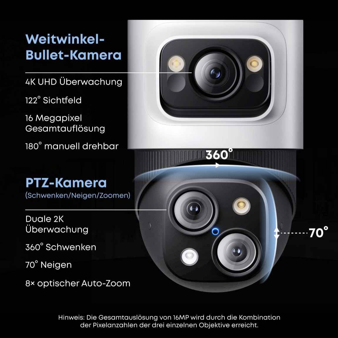 Eufy PoE Bullet-PTZ Cam S4 Netzwerk Netzwerkkameras-1