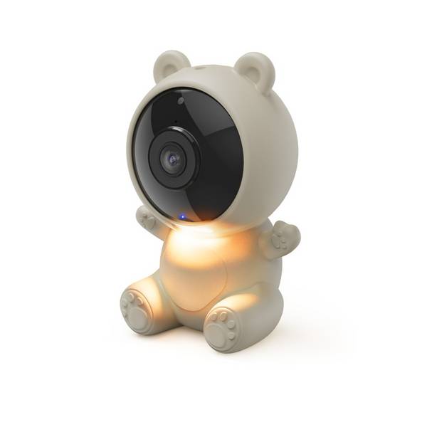 hama 00176673 WLAN Babyphone mit Kamera u. App, Nachtsicht, Gegensprechen, Temperatur