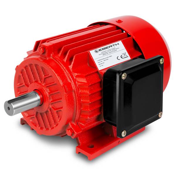 EBERTH Elektromotor 400V, 1,5kW Drehstrommotor aus Aluminium, 3-Phasen, 2840 U/min, Asynchronmotor