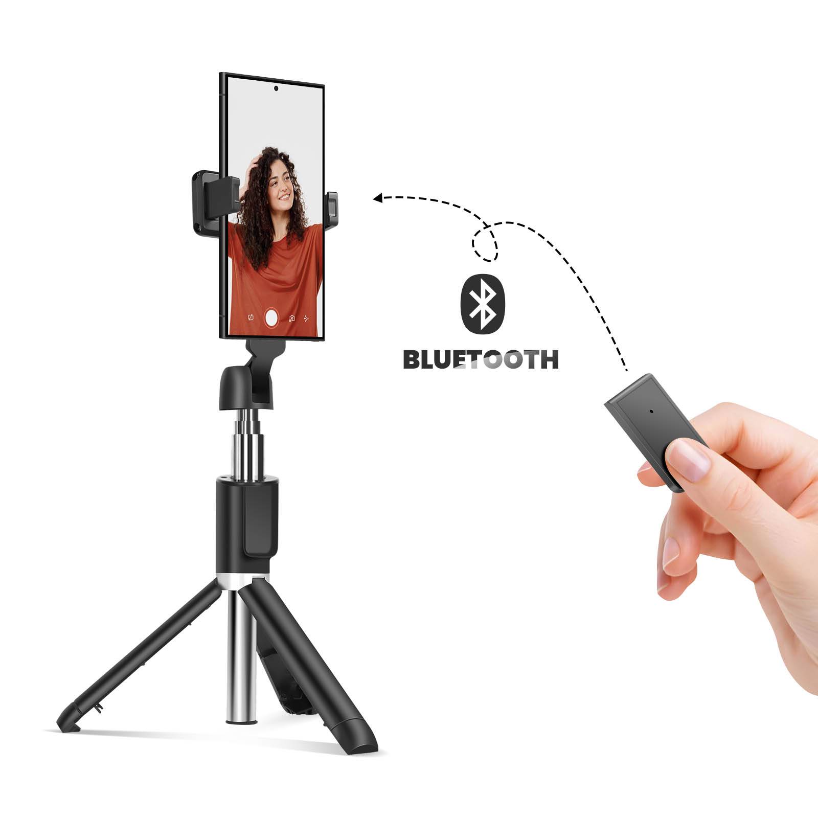 Samsung by Mobeen Bluetooth Selfie Stick, Black (GP-TOU024AEABW)-2