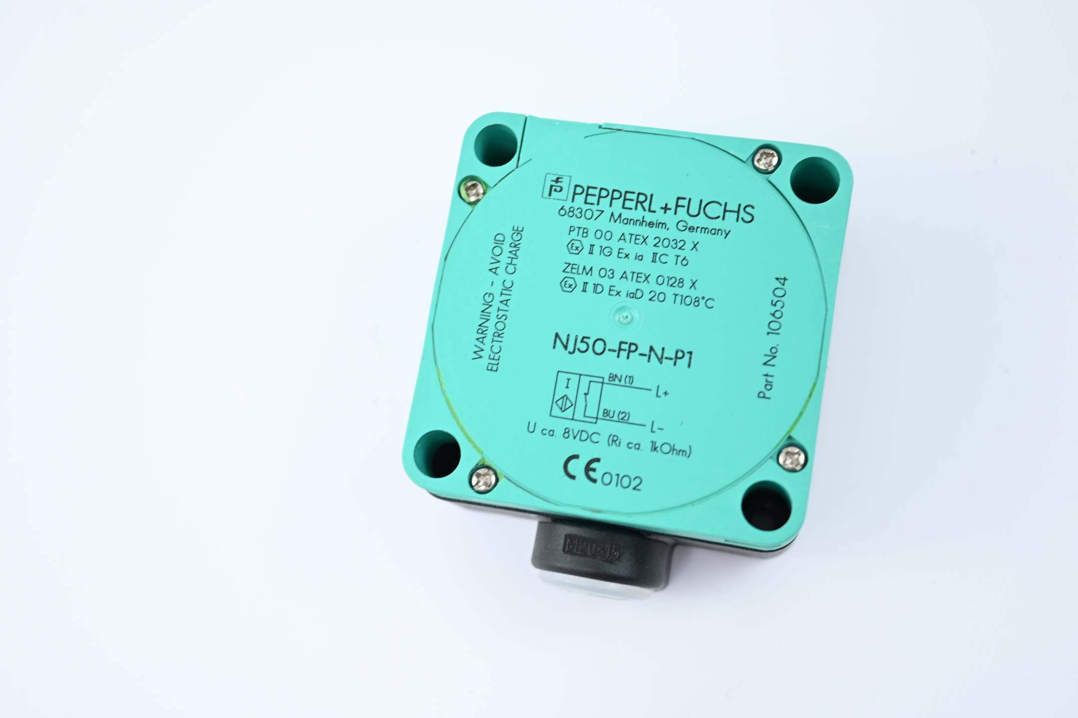Pepperl + Fuchs induktiver Sensor NJ50-FP-N-P1 ( 106504 )-1