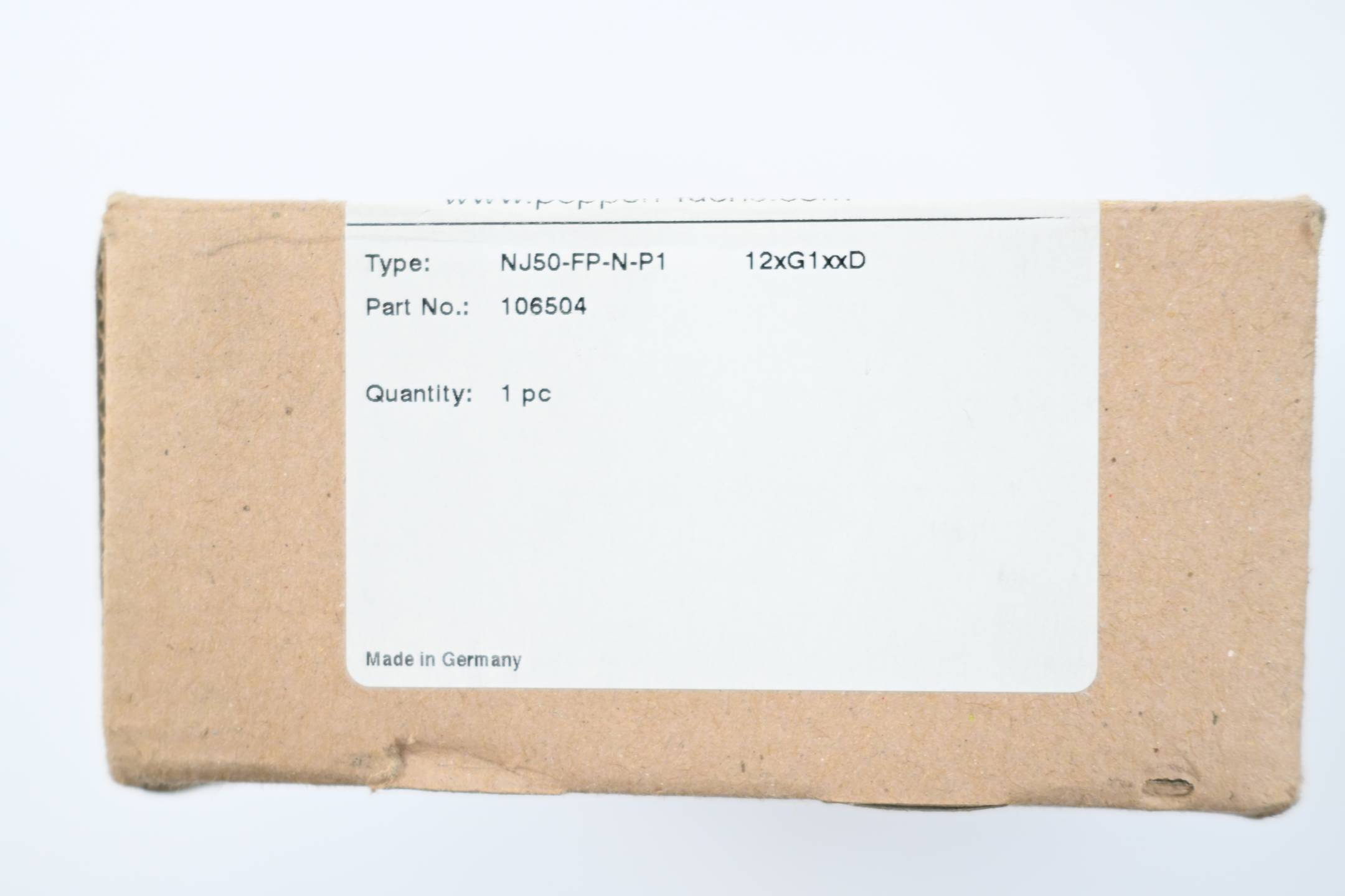 Pepperl + Fuchs induktiver Sensor NJ50-FP-N-P1 ( 106504 )-2