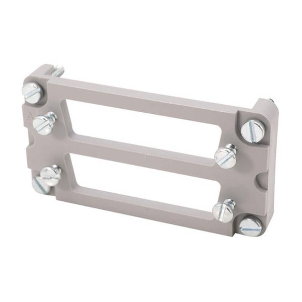 Adapterplatte Han 10B - 2x D-Sub 25 | HARTING | Serie 43 | Heavy Duty Connector