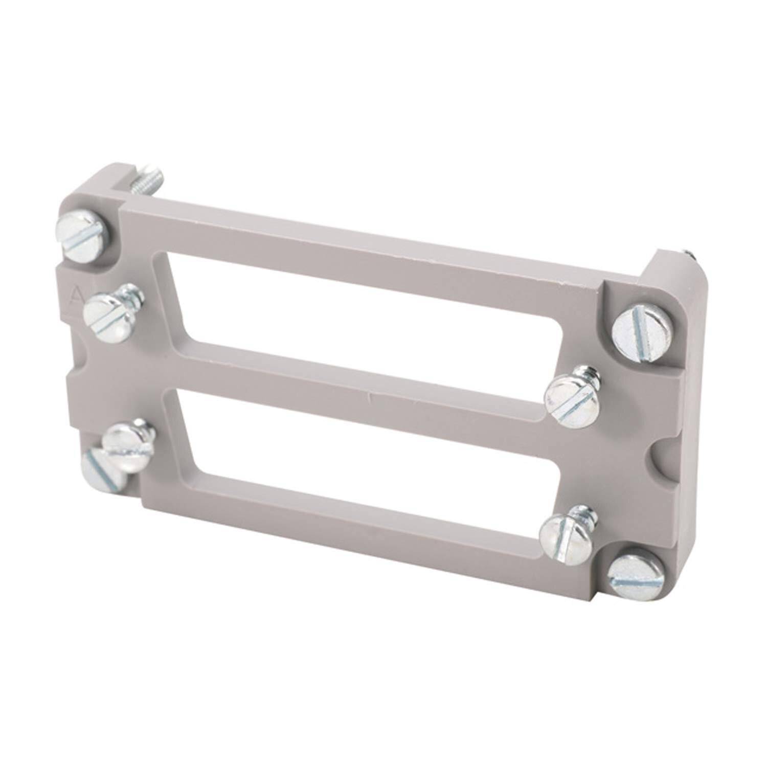 Adapterplatte Han 10B - 2x D-Sub 25 | HARTING | Serie 43 | Heavy Duty Connector-0
