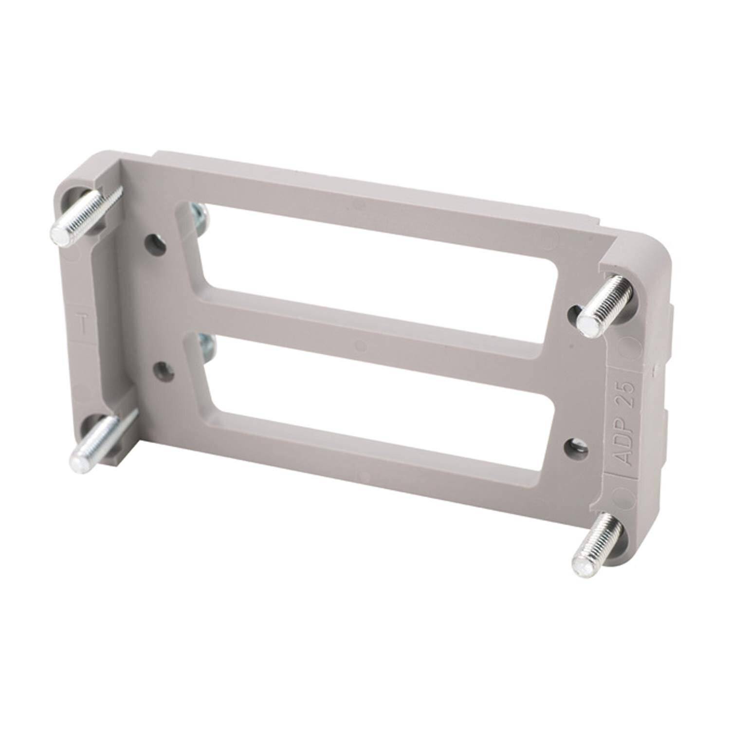 Preisbild für Adapterplatte Han 10B - 2x D-Sub 25 | HARTING | Serie 43 | Heavy Duty Connector