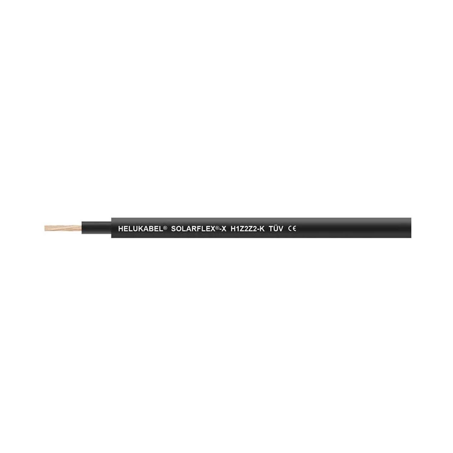713531 HELU KABEL H1Z2Z2-K 1X6mm² AWG10 Photovoltaiksysteme AD 5,8mm - 6,4mm Prüfspannung 6500V-0