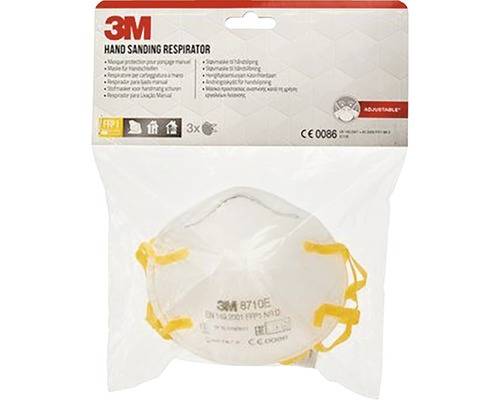 3M Partikelmaske weiß 3St 8710-3-4