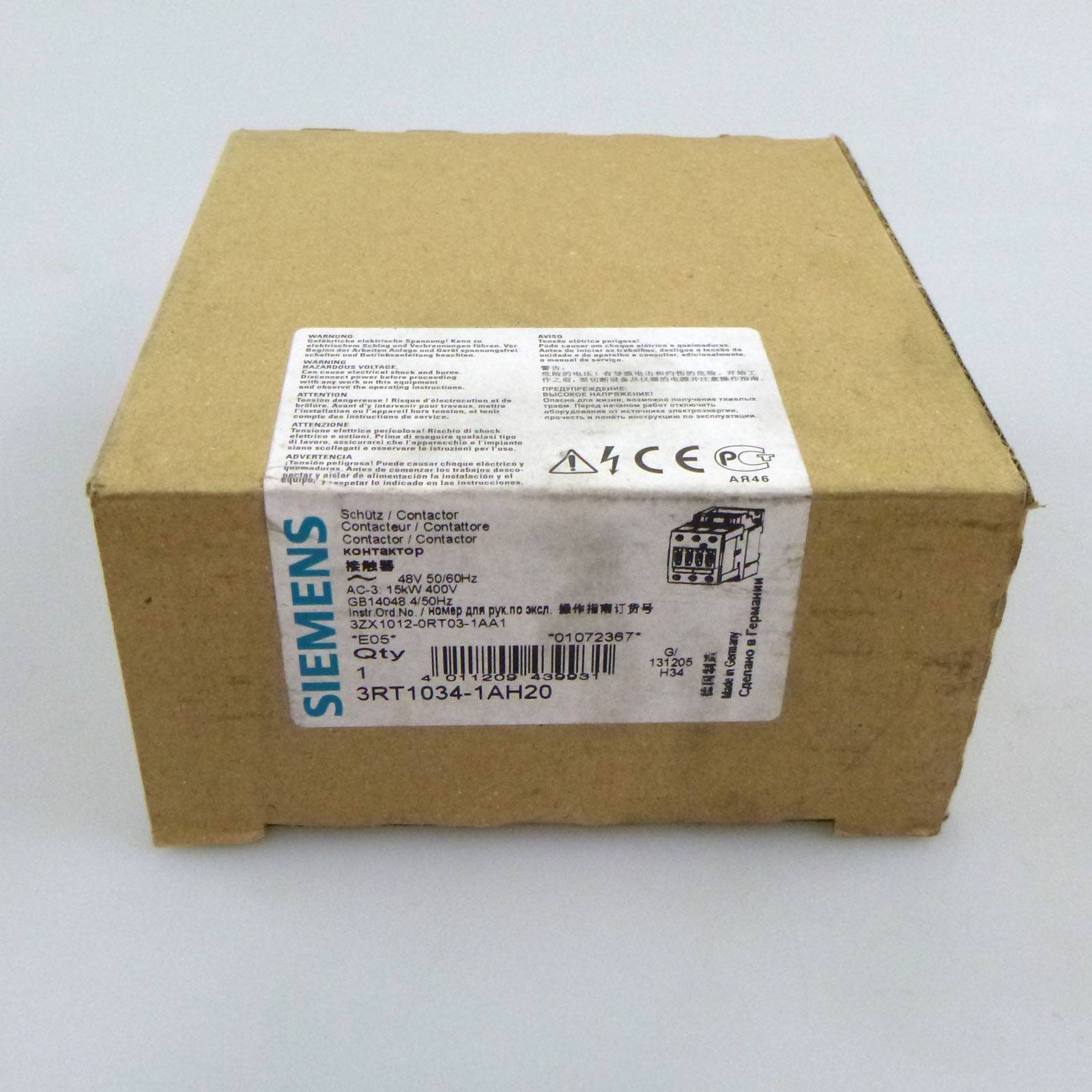 Siemens Schütz 3RT1034-1AH20 15kW/400V OVP-1