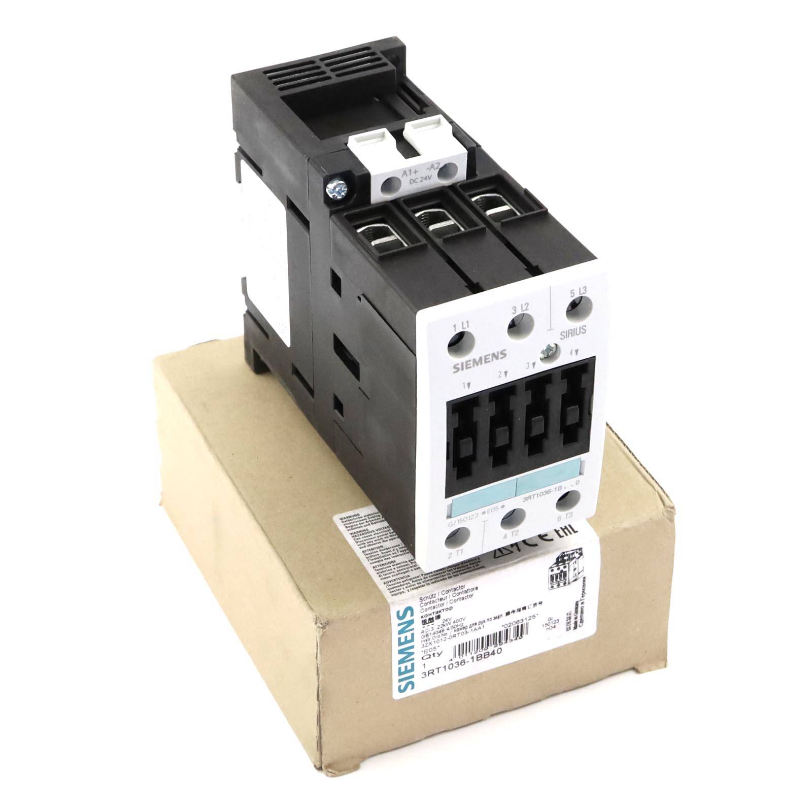 Siemens Schütz 3RT1036-1BB40 24V OVP-0