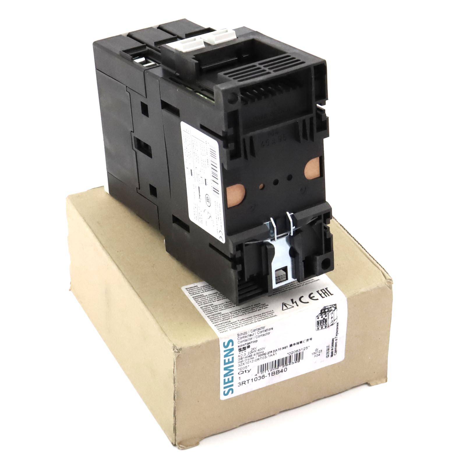 Siemens Schütz 3RT1036-1BB40 24V OVP-3