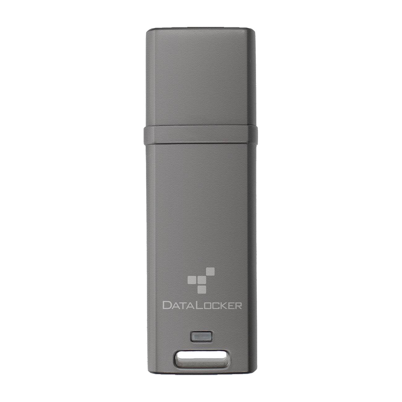 DataLocker DL GO , 64 GB, USB Typ-A, 3.2 Gen 2 (3.1 Gen 2), 160 MB/s, Kappe, Grau-0