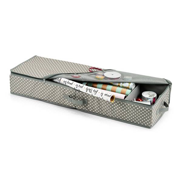 Zeller Present 14665, Polyester, Grau, Papier, 900 mm, 30 cm, 120 mm