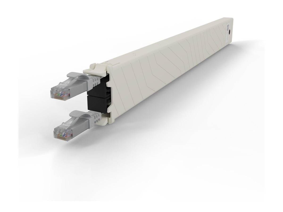 patchbox.one Kassette 8RU UTP grau Cat.6a 0,8m Netzwerkkabel Installation Kabelkassette Cat.6A / EA-4