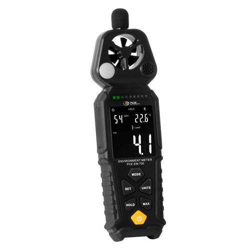 Thumbnail - PCE Instruments PCE-EM 750 Anemometer -20 - 60 °C mit USB-Schnittstelle, mit Temperaturmessfunktion kalibriert Werksstan...