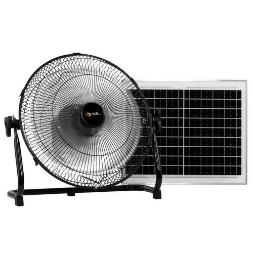 PCE Instruments PCE-SV 10 Bodenventilator 10 W (Ø x H) 350 mm x 395 mm Schwarz Akkubetrieb möglich, mit Akku