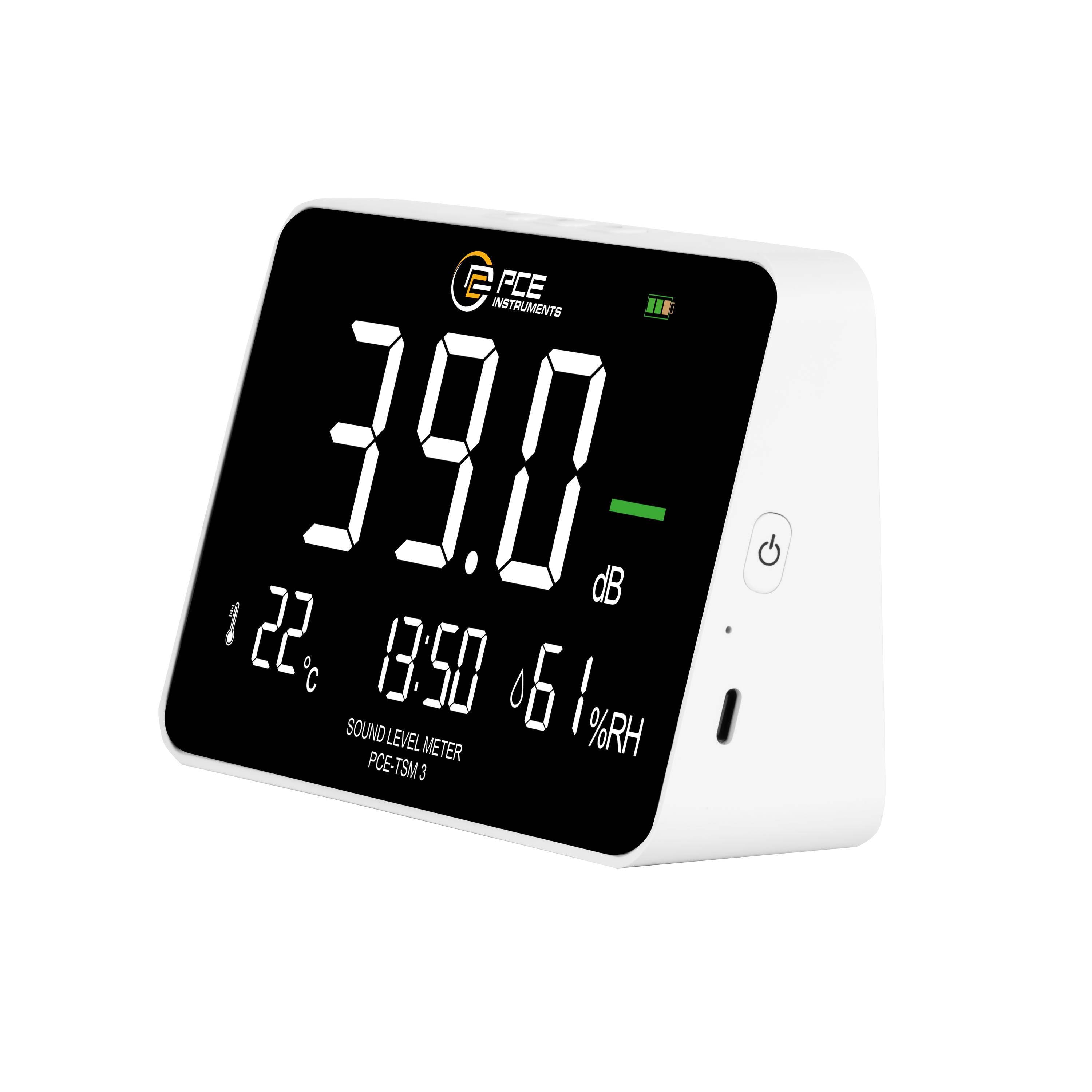PCE Instruments Schallpegel-Messgerät PCE-TSM 3 30 - 130 dB 50 Hz - 8500 Hz-2