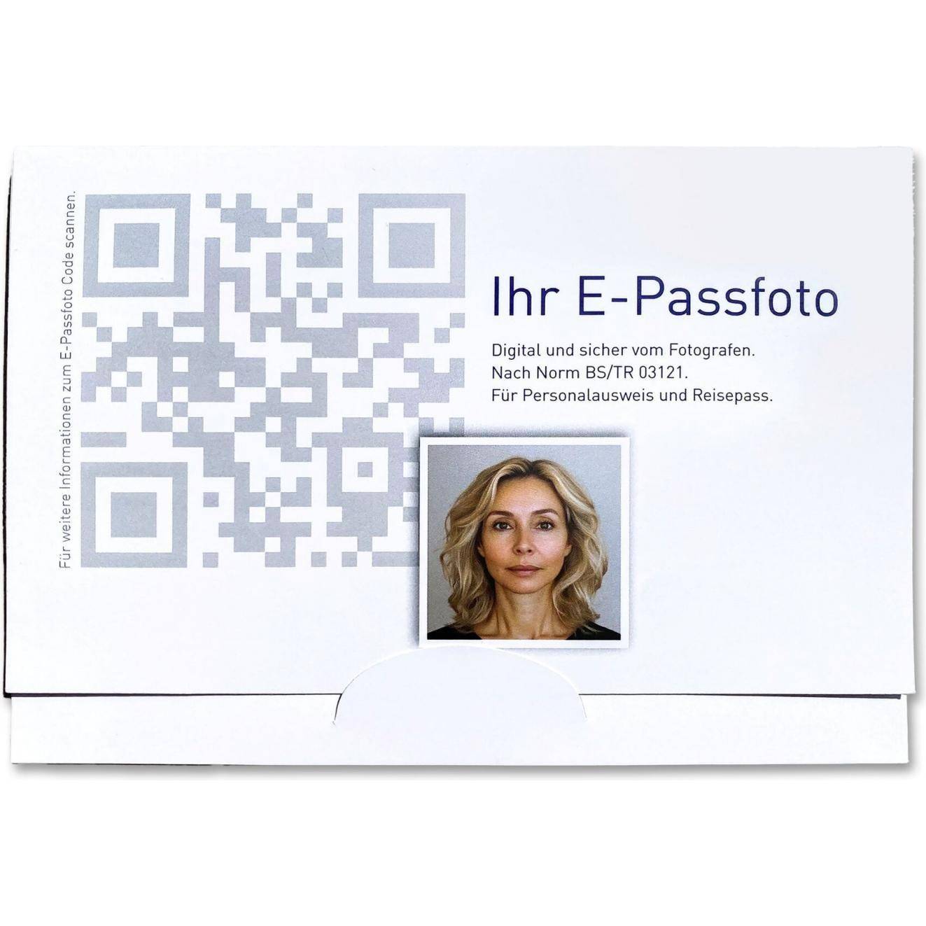 1x100 Passbildmappen E-Passfoto-PORTRAIT 14028-0