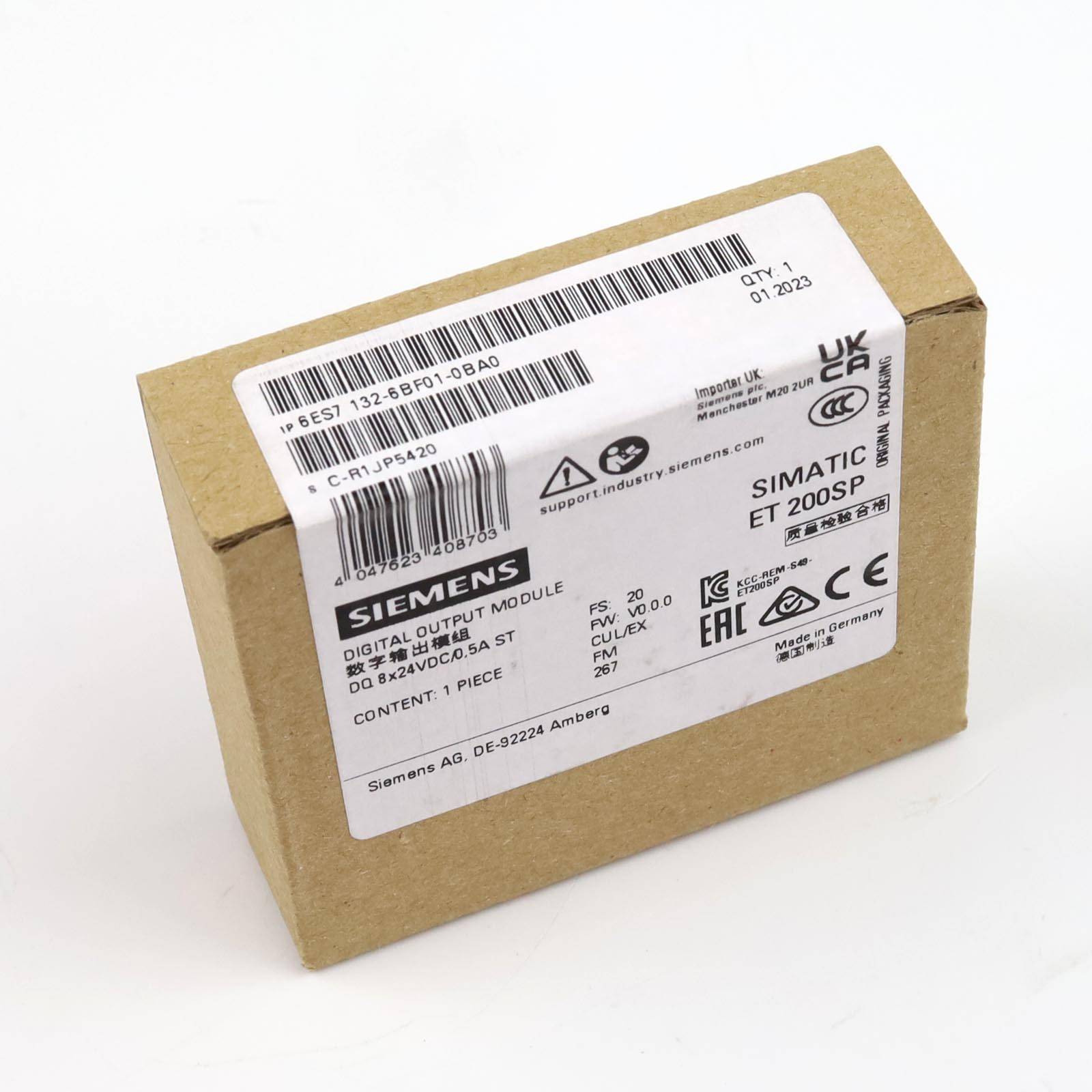 Simatic S7 ET200SP 6ES7132-6BF01-0BA0 FS:20 SIE-0