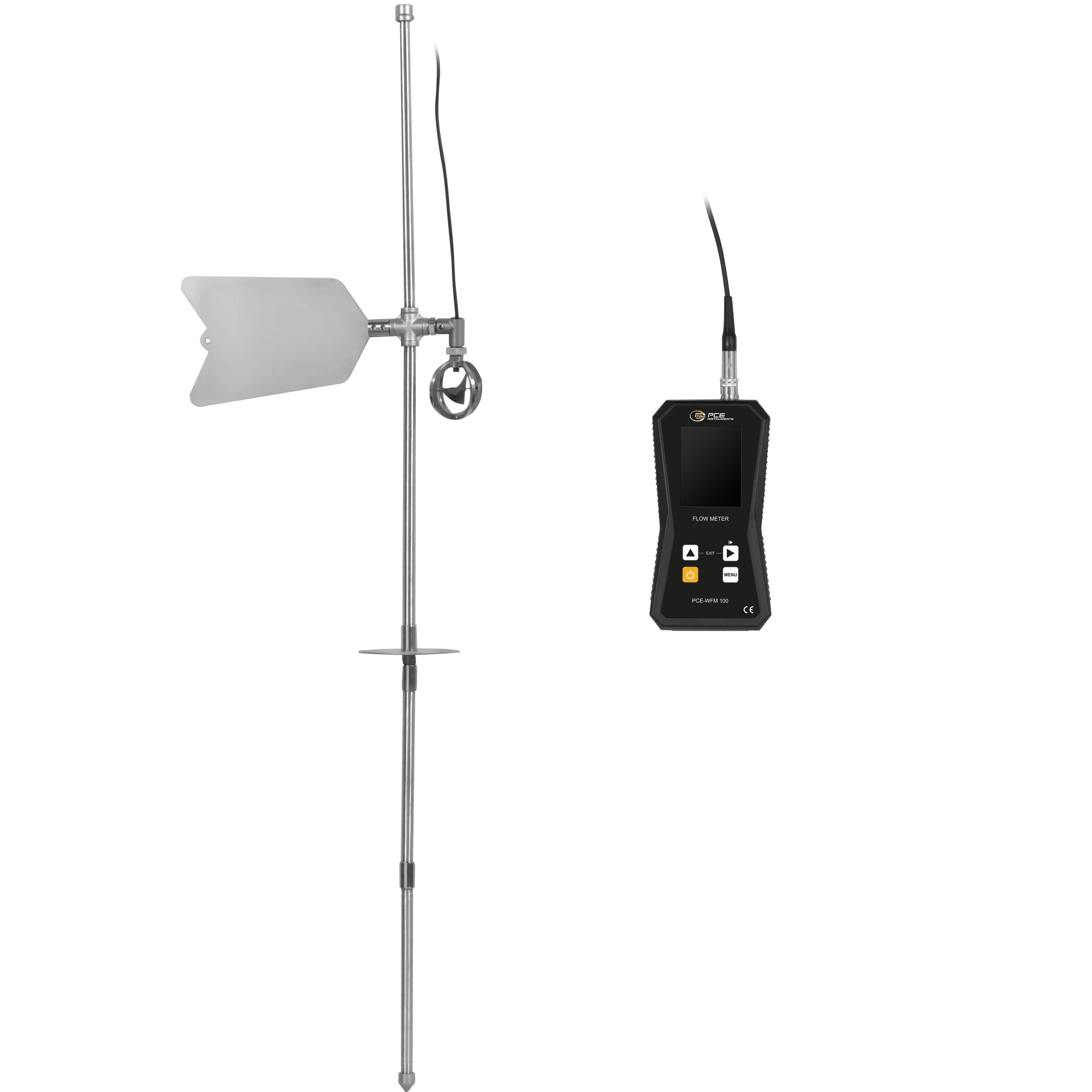 PCE Instruments Durchflussmessgerät PCE-WFM 100 Messbereich: 0.01 - 10 m/s 1 St.-1