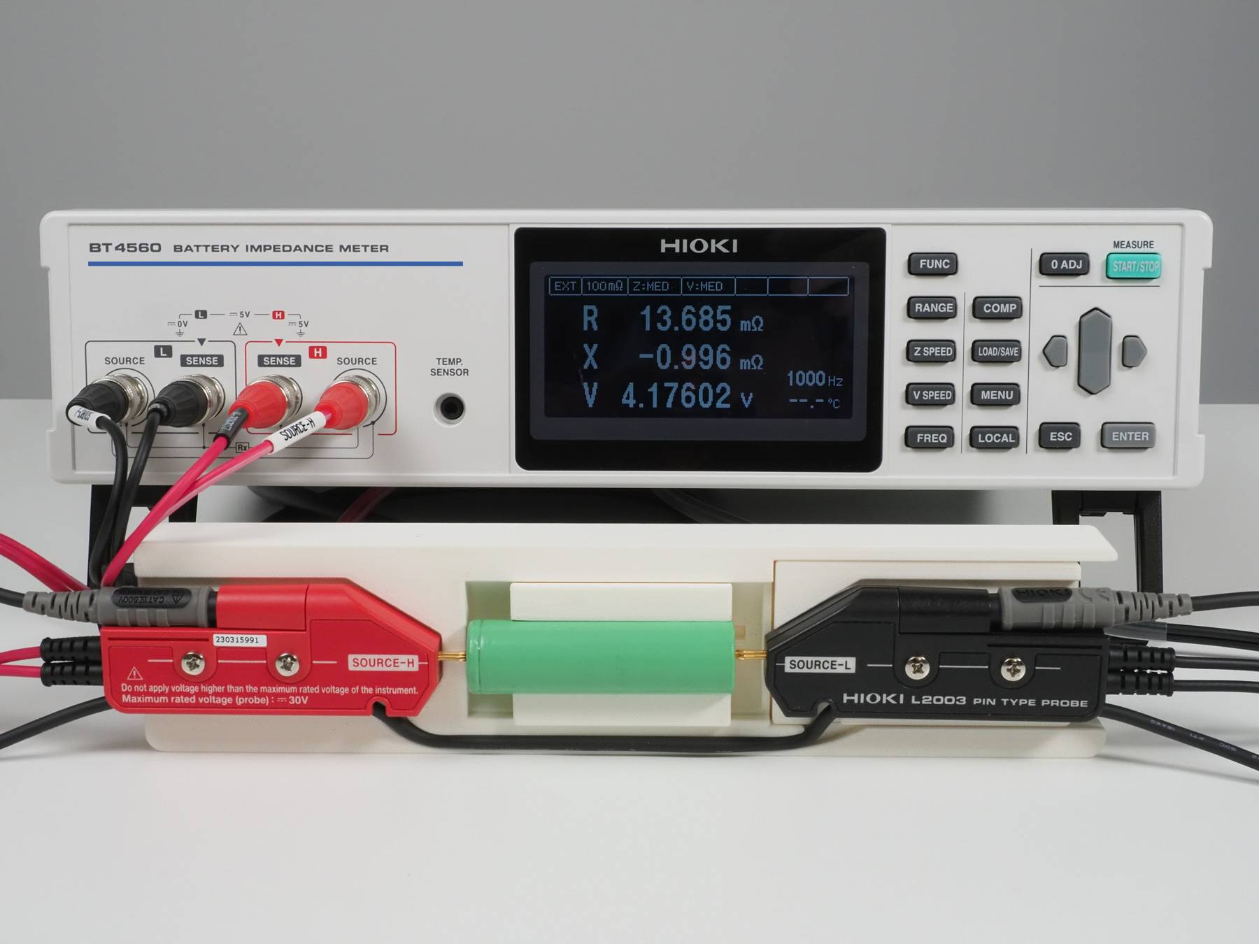 Hioki - BT4560-50 - Batterie-Impedanzmessgerät, 0,01 Hz bis 1050 Hz-4