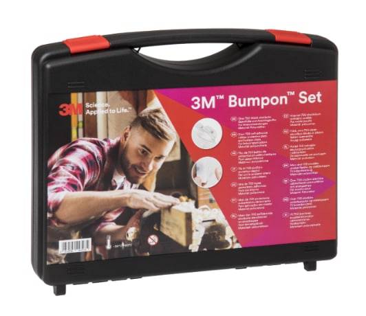 3M Deutschland Elastikpuffer Koffer 700St, tranp. u. sw SET 017-1
